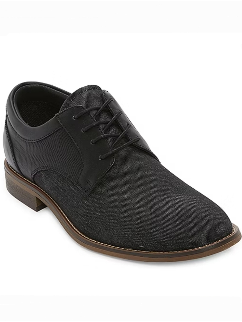 JF J. Ferrar Marcus Memory Foam Gray & Black Oxford Men’s Shoes 8M/ 41 EU Office